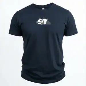 T-Paita Panda, Lapset, Tummansininen